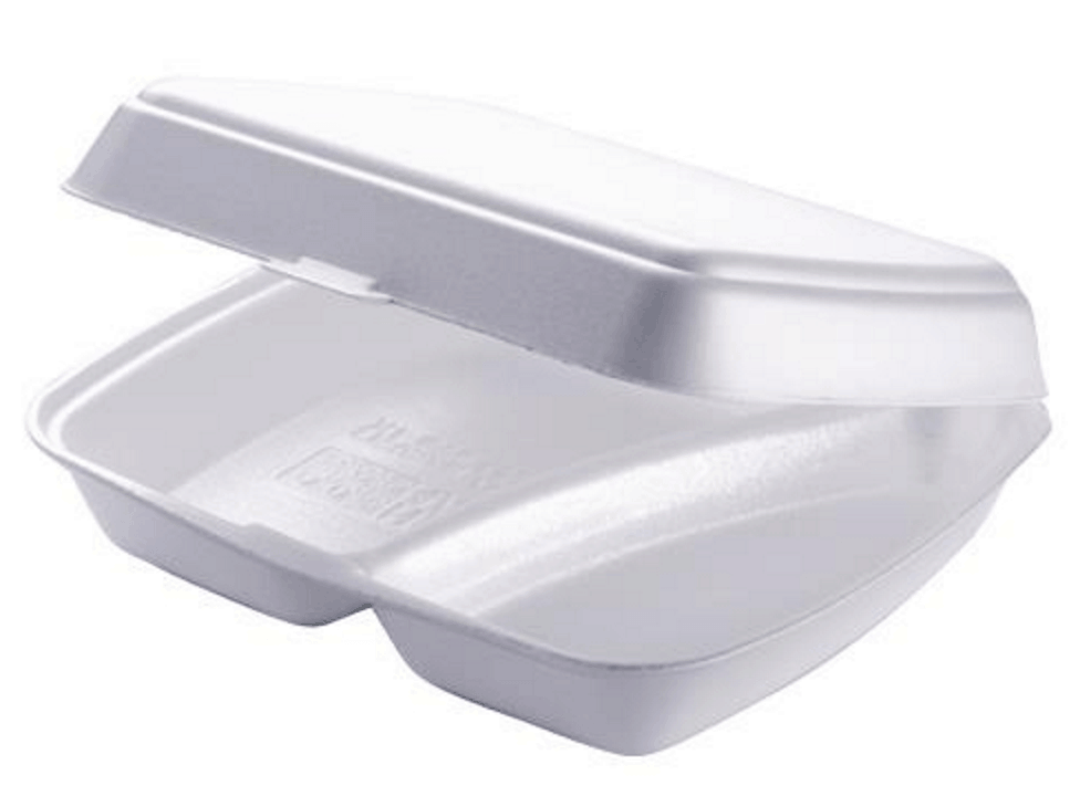 Polystyrene trays / meal boxes