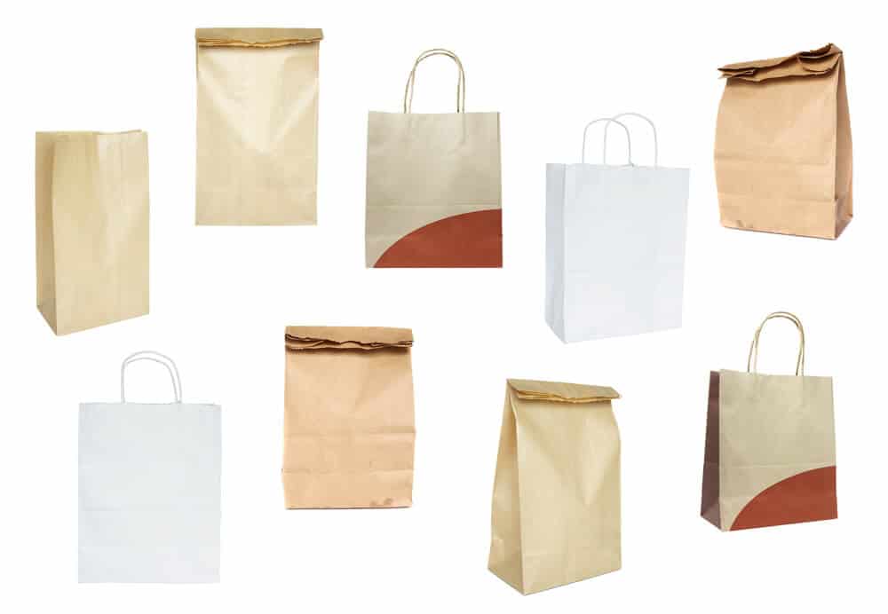 Takeaway bags / carriers (100% recycled)